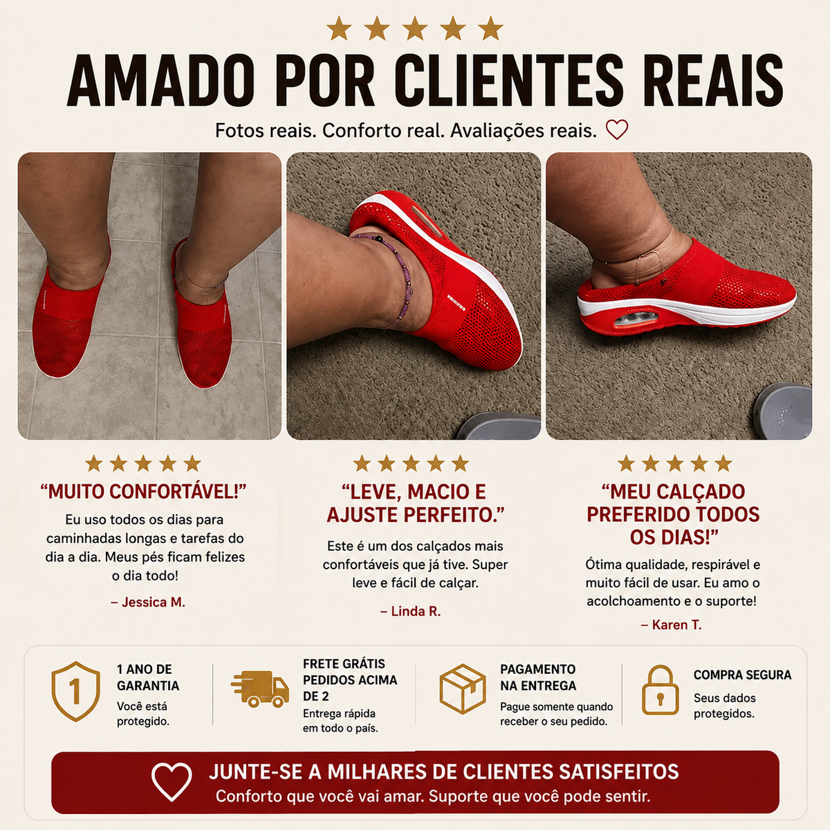Tamancos de Caminhada para Mulher