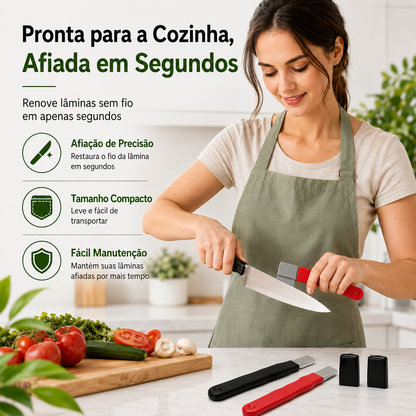 Afiador de Facas de Cozinha Profissional — Pack de 2