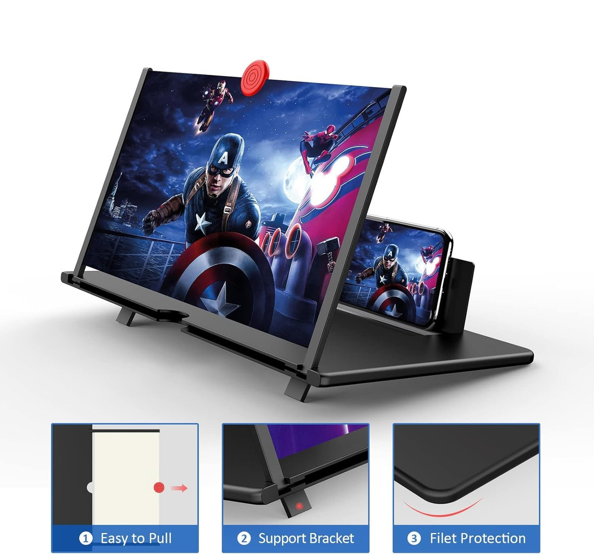 MaxView Pro™ - Ampliador de Ecrã para Telemóvel