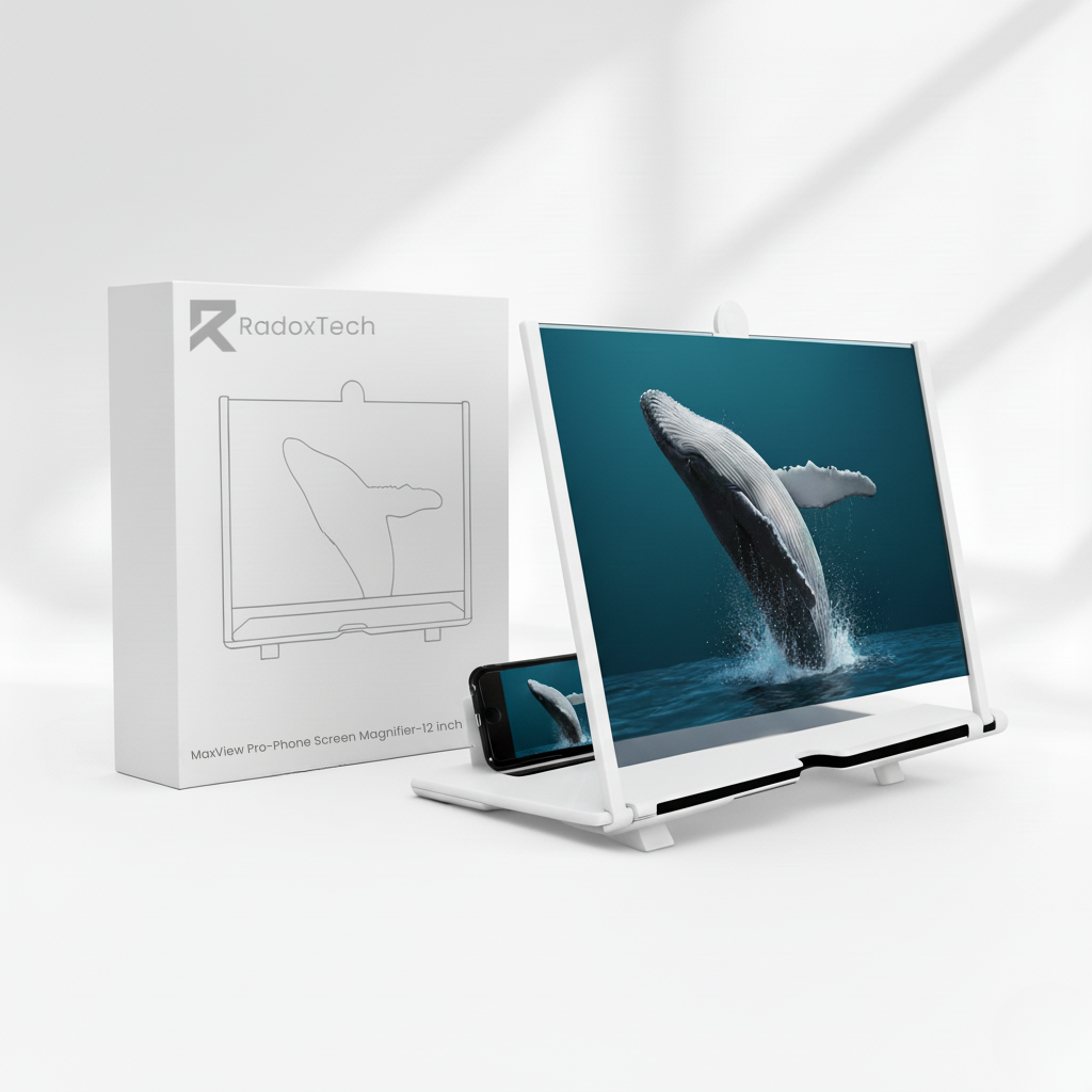 MaxView Pro™ - Ampliador de Ecrã para Telemóvel